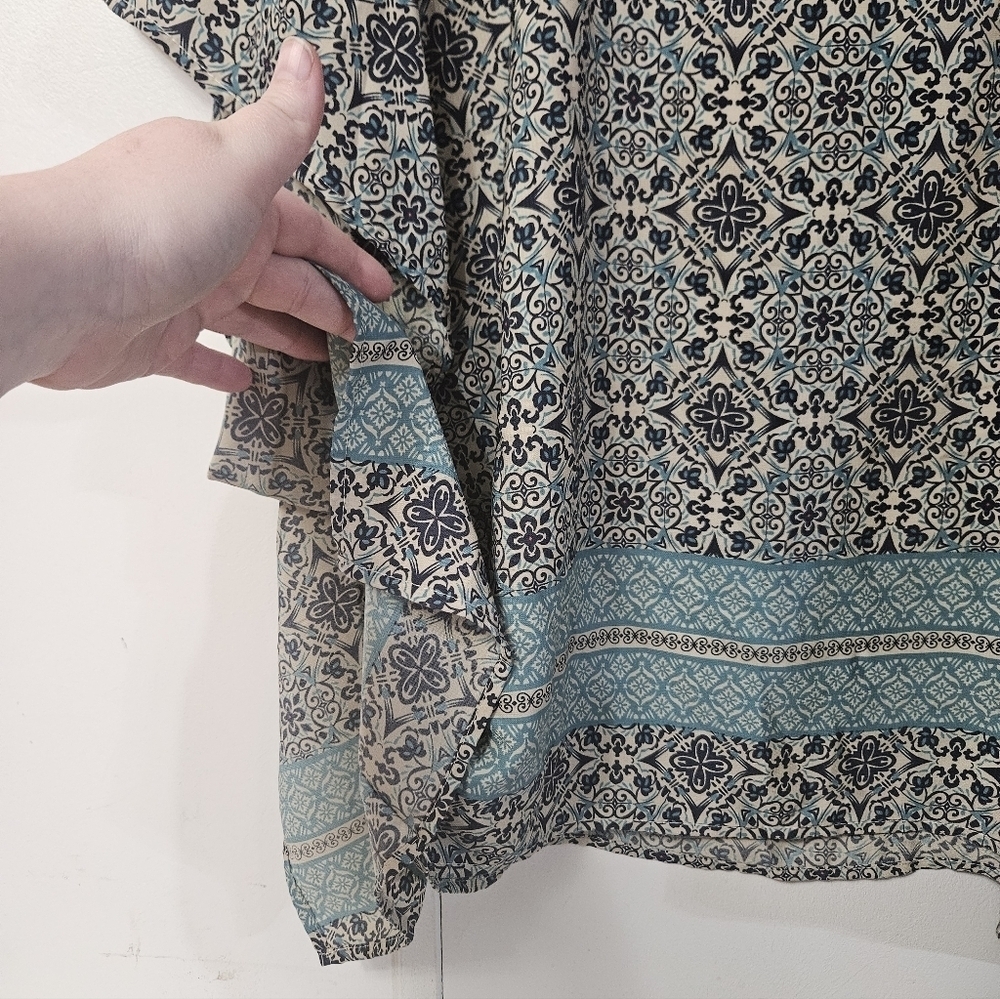 Miami Oversized Look Boho Pullover Blouse! - Picture 7 of 7